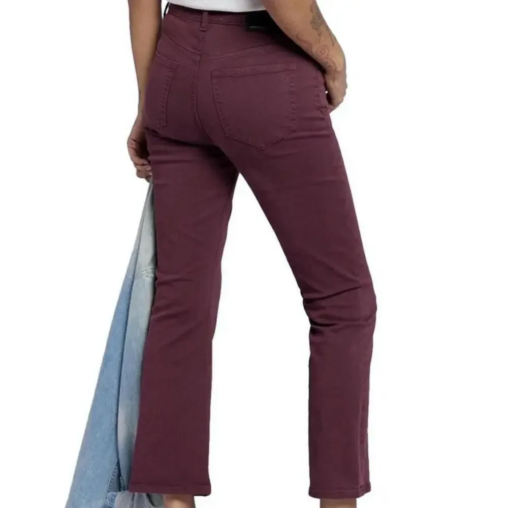 Current/Elliott The Boulevard Truffle high-waisted bootcut jeans Size 27”